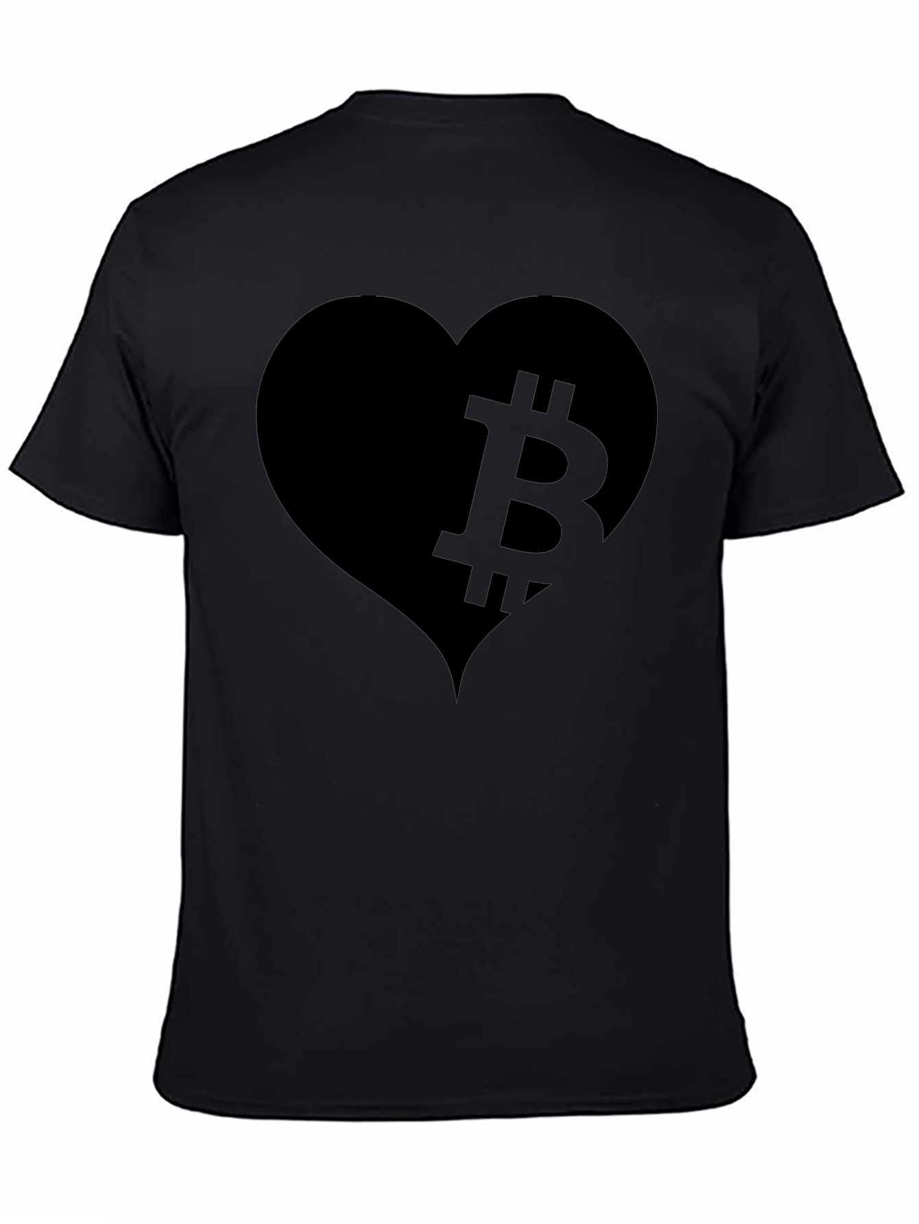 Bitcoin Heart T-Shirt - Crypto Love Tee