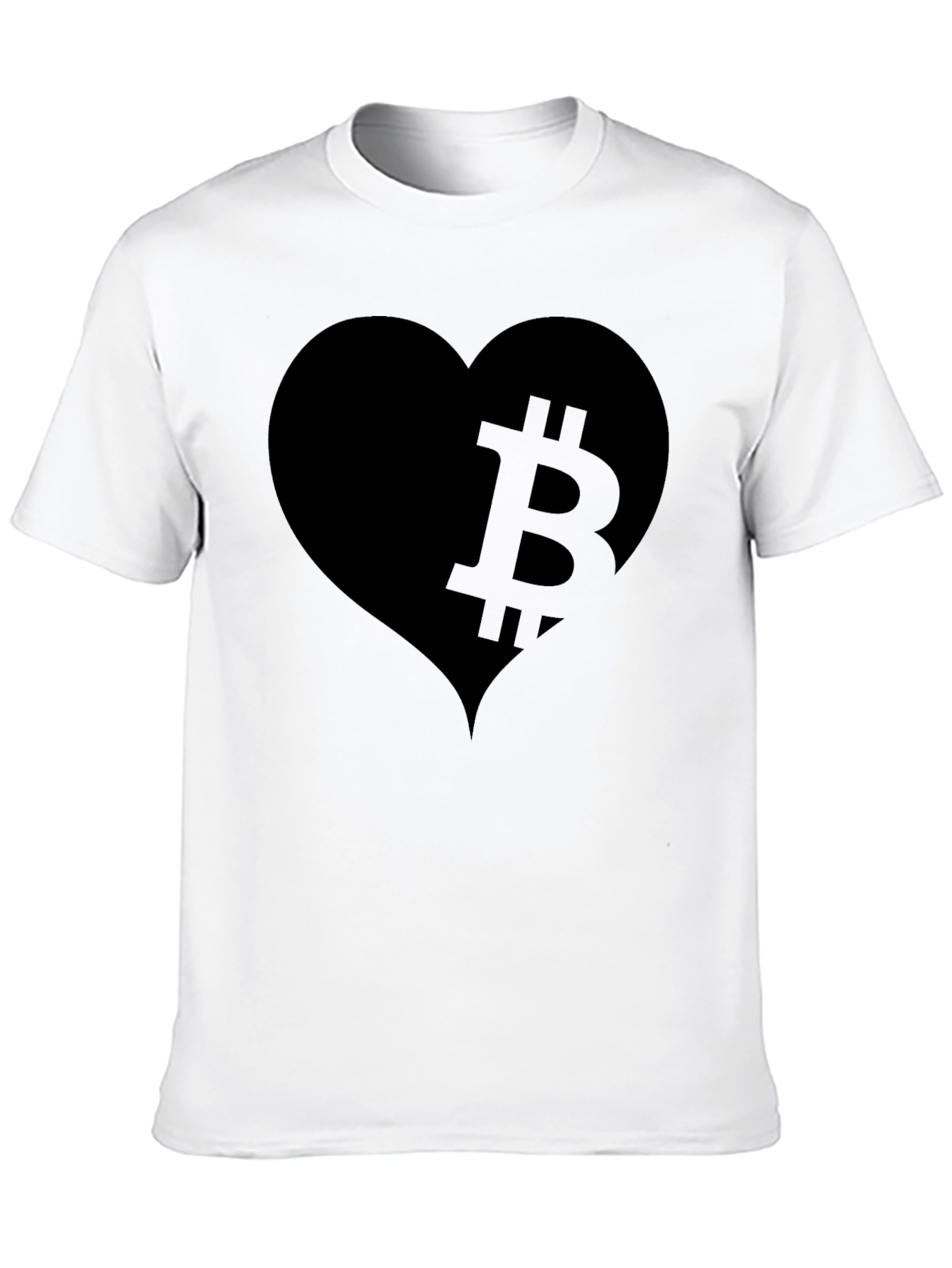 Bitcoin Heart T-Shirt - Crypto Love Tee