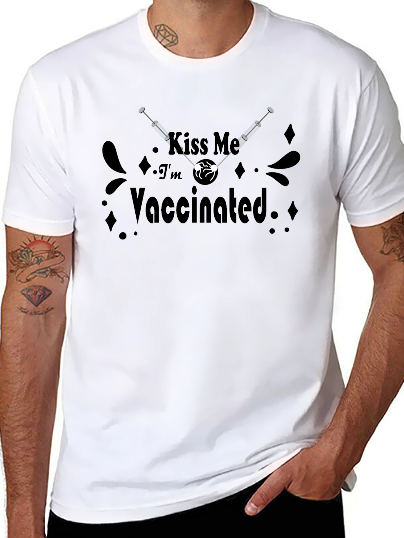Kiss Me Im Vaccinated T-Shirt