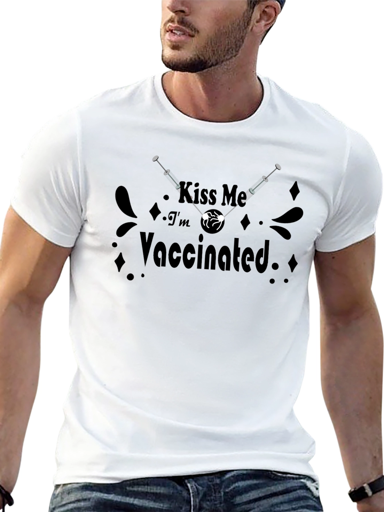 Kiss Me Im Vaccinated T-Shirt