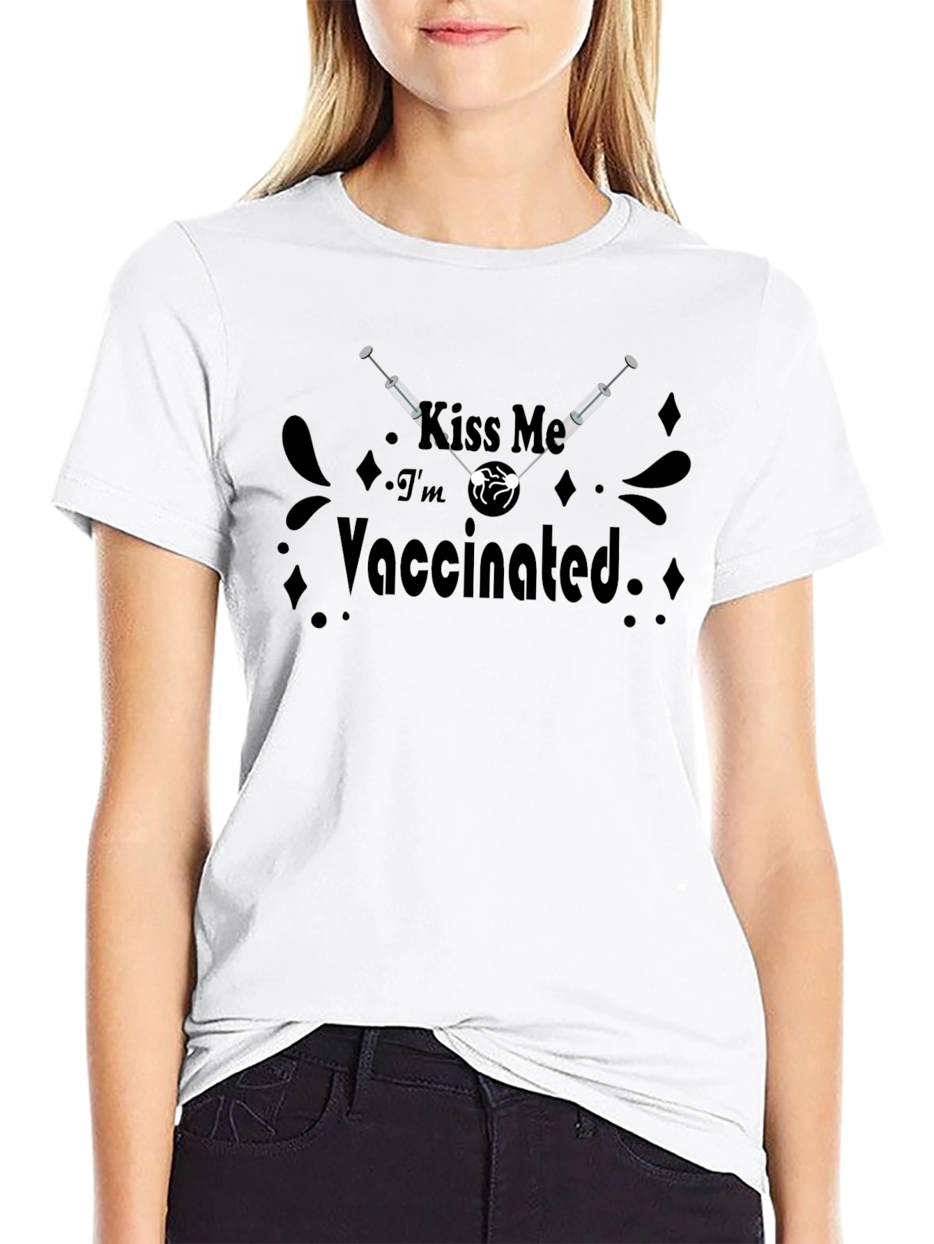 Kiss Me Im Vaccinated T-Shirt