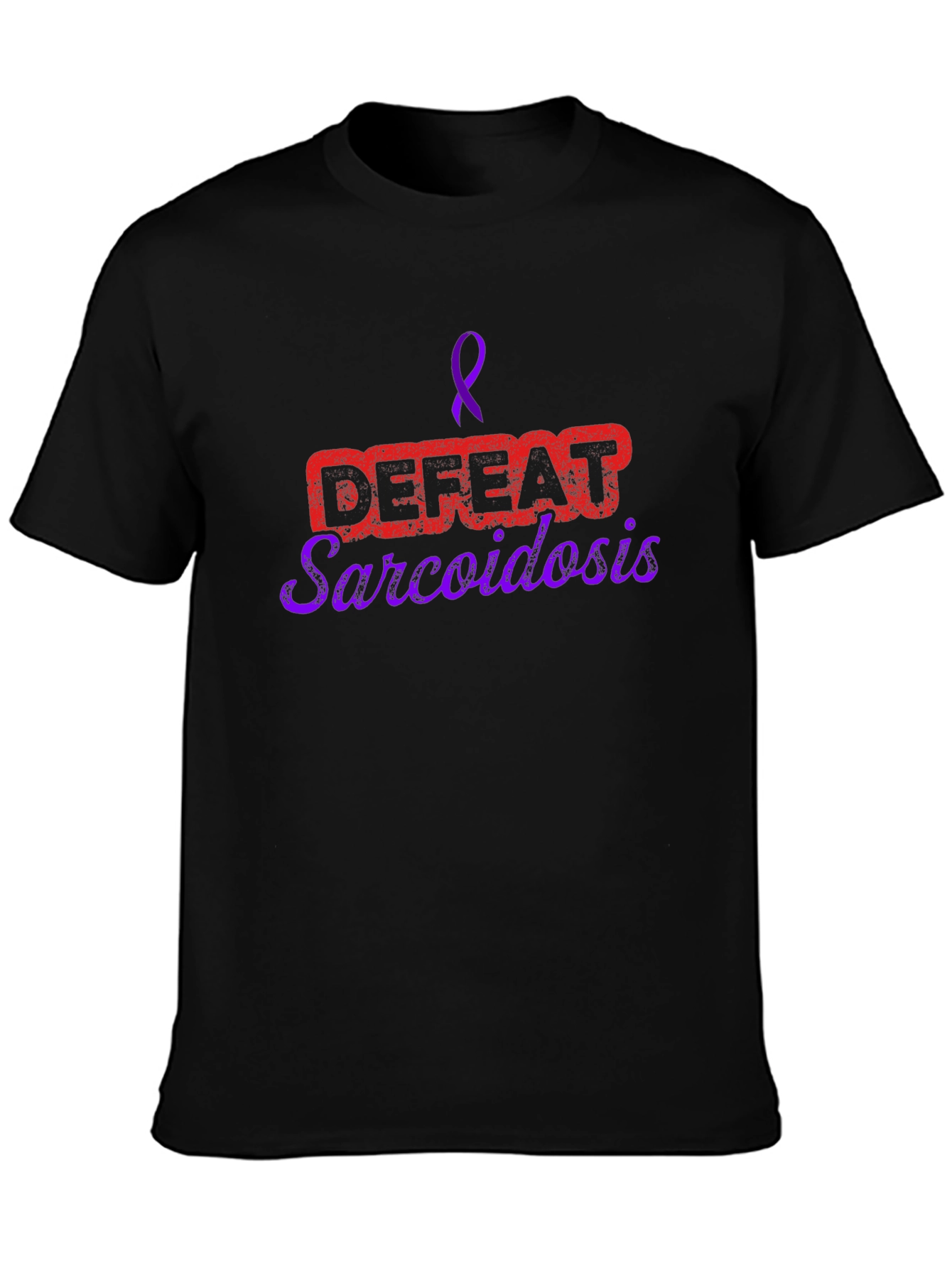 Sarcoidosis Awareness Black T-Shirt