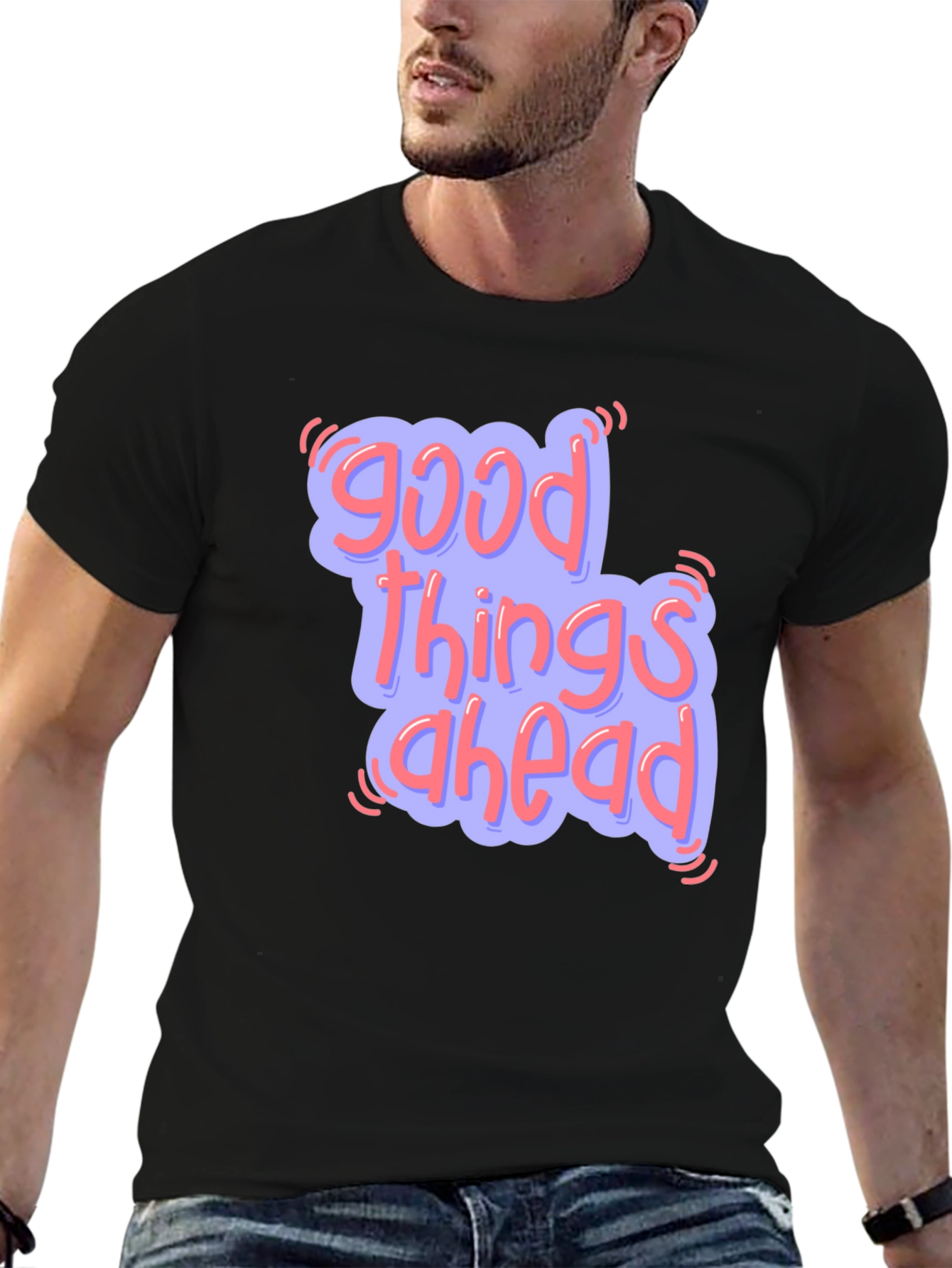 Good Things Ahead Graphic Tee - Positive Vibes