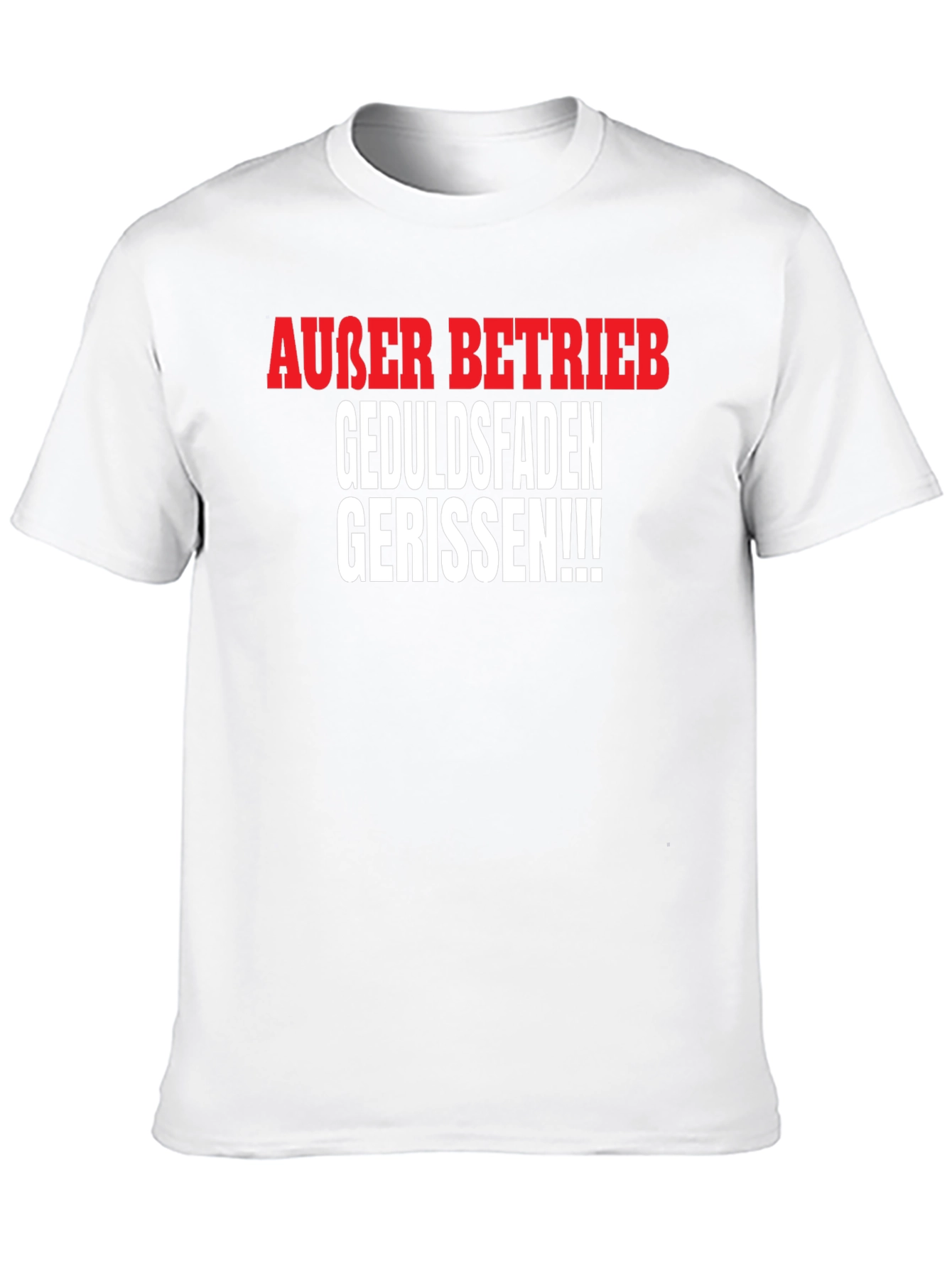Außer Betrieb T-Shirt - Patience Out of Order