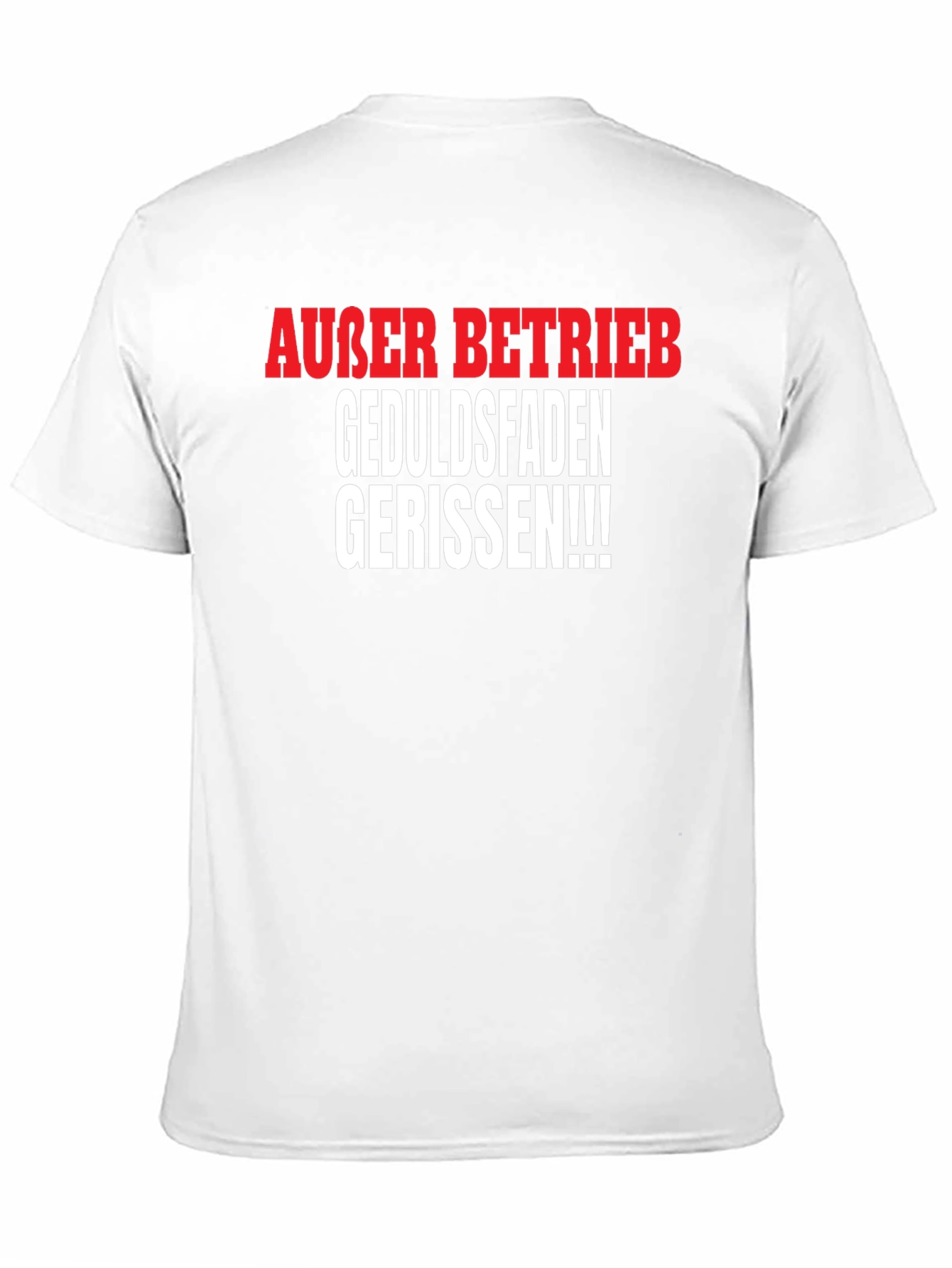 Außer Betrieb T-Shirt - Patience Out of Order
