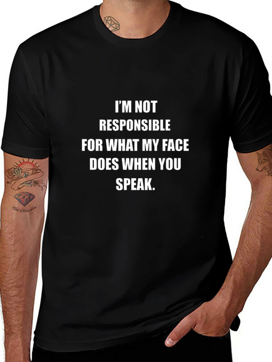 Funny Sarcastic Graphic Tee - Im Not Responsible