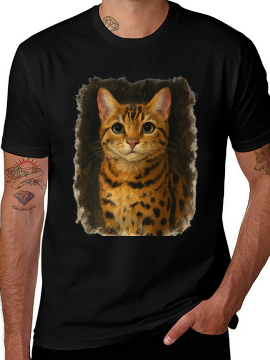 Bengal Cat Graphic Print T-Shirt - Unisex