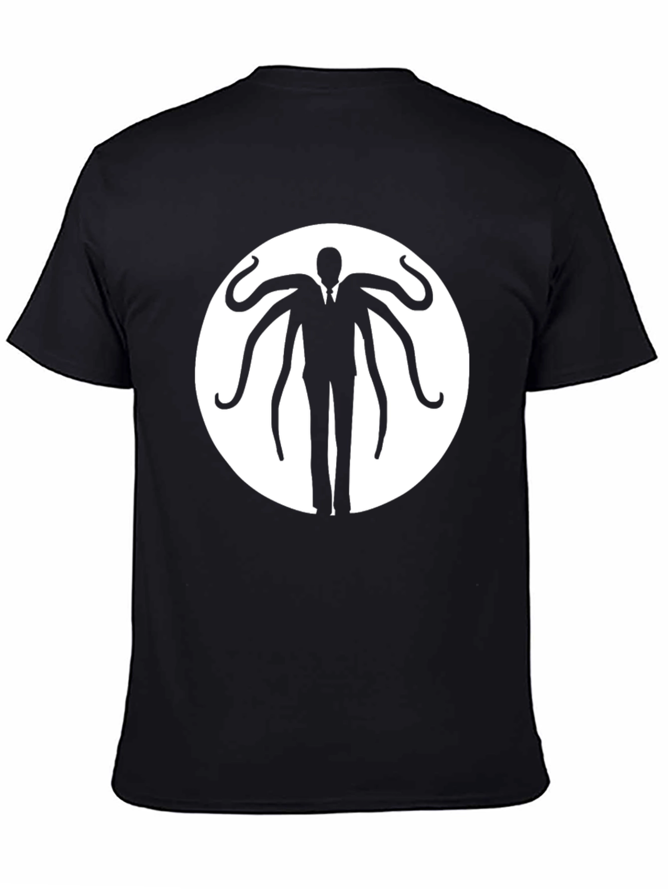 Slender Man Graphic Tee - Black