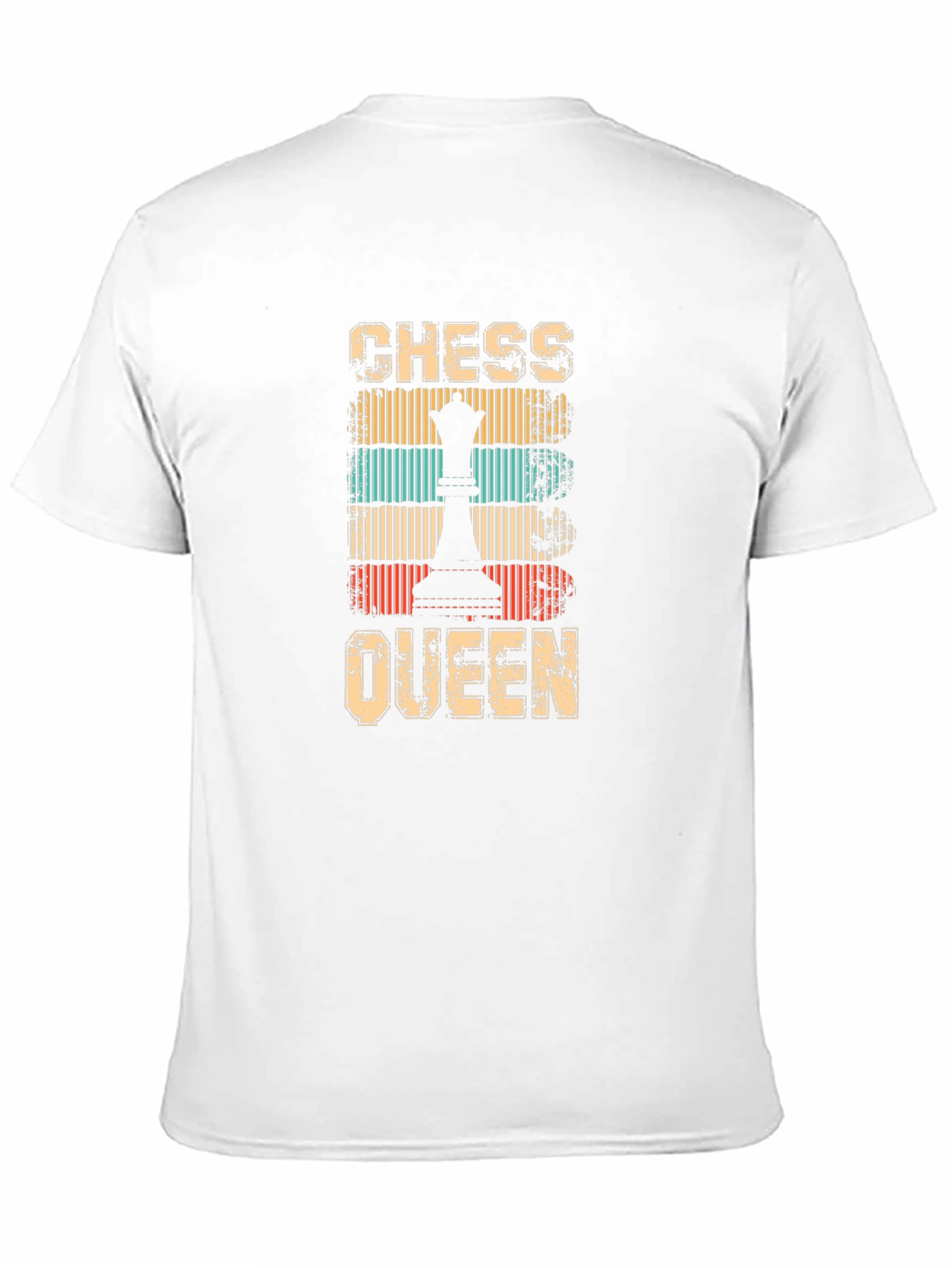 Chess Queen Retro Style Graphic T-Shirt