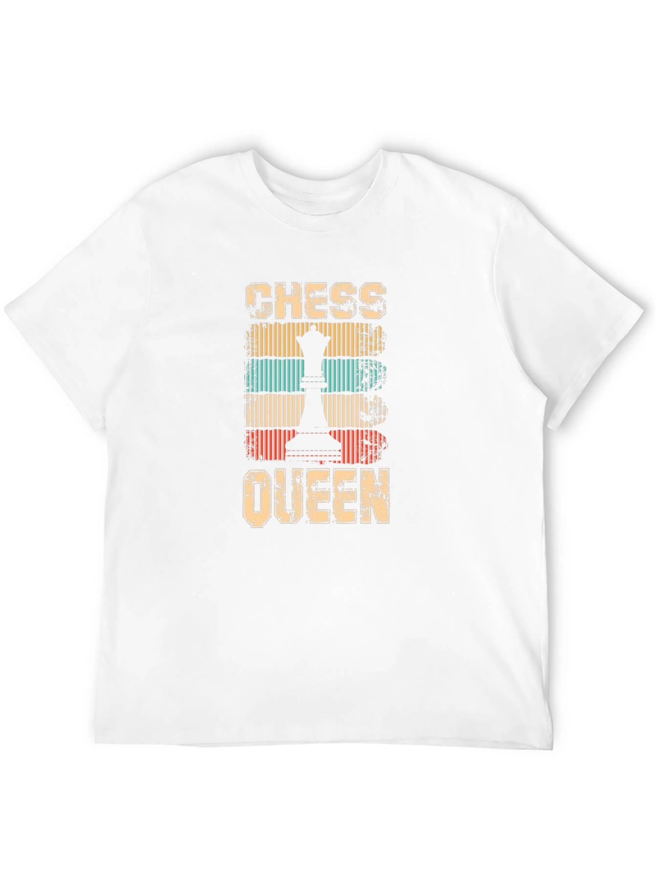 Chess Queen Retro Style Graphic T-Shirt