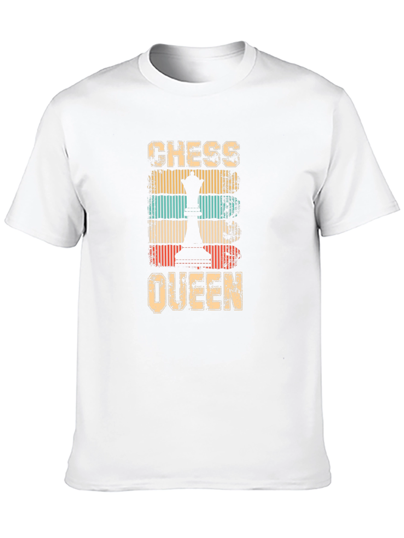Chess Queen Retro Style Graphic T-Shirt