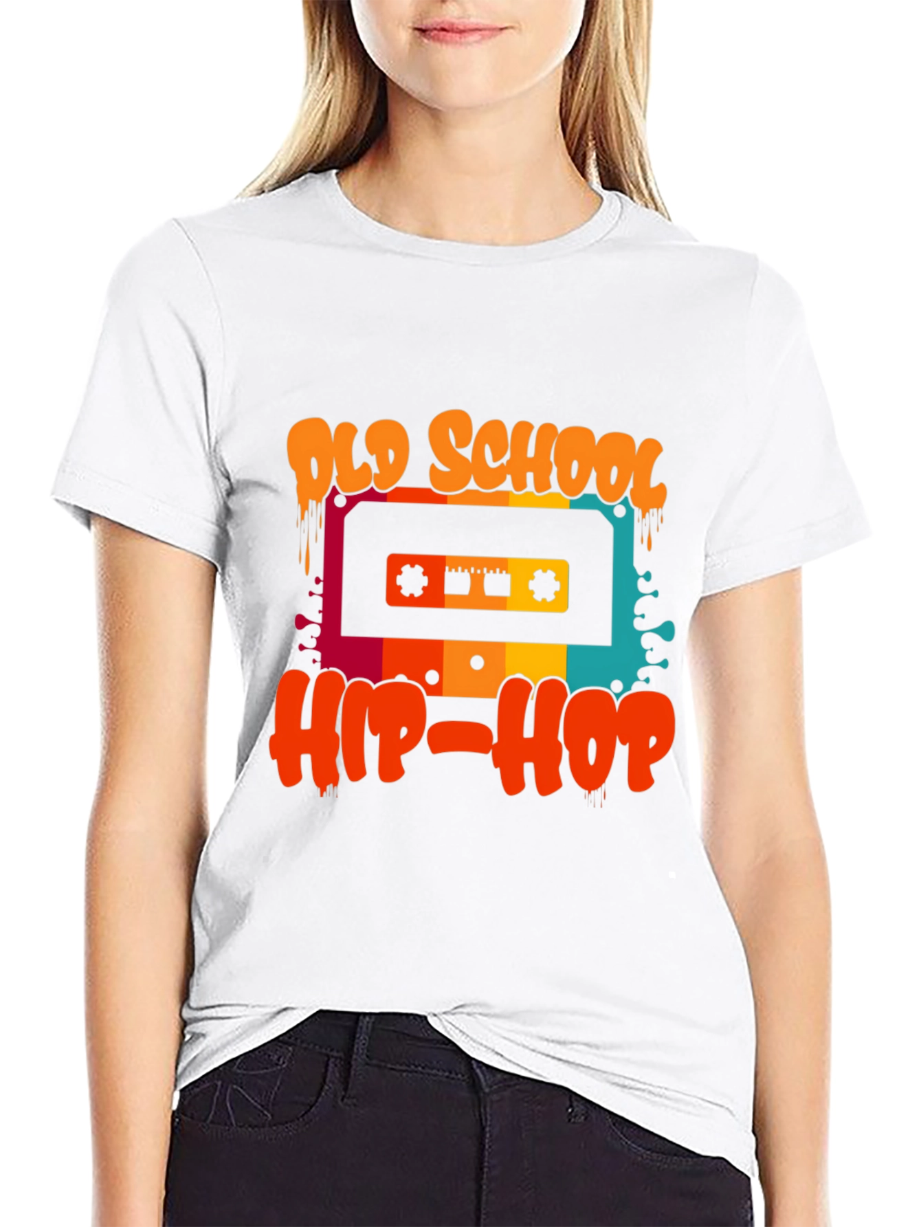 Old School Hip-Hop Cassette Tape T-Shirt