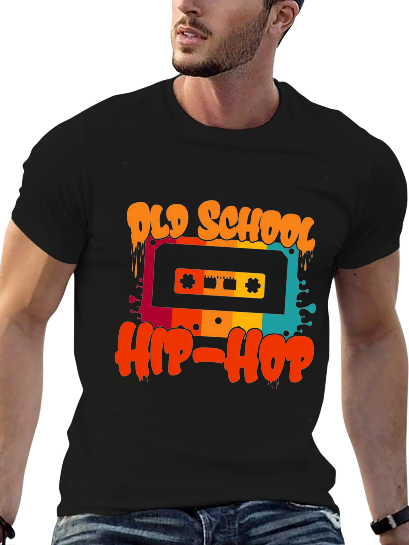 Old School Hip-Hop Cassette Tape T-Shirt