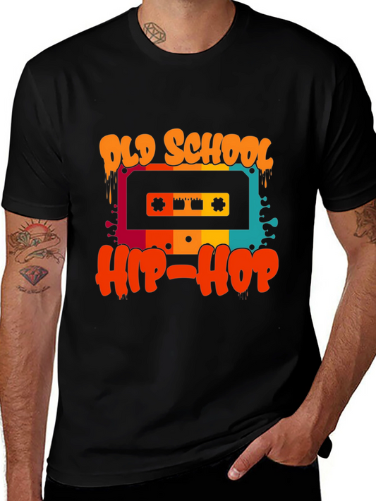 Old School Hip-Hop Cassette Tape T-Shirt
