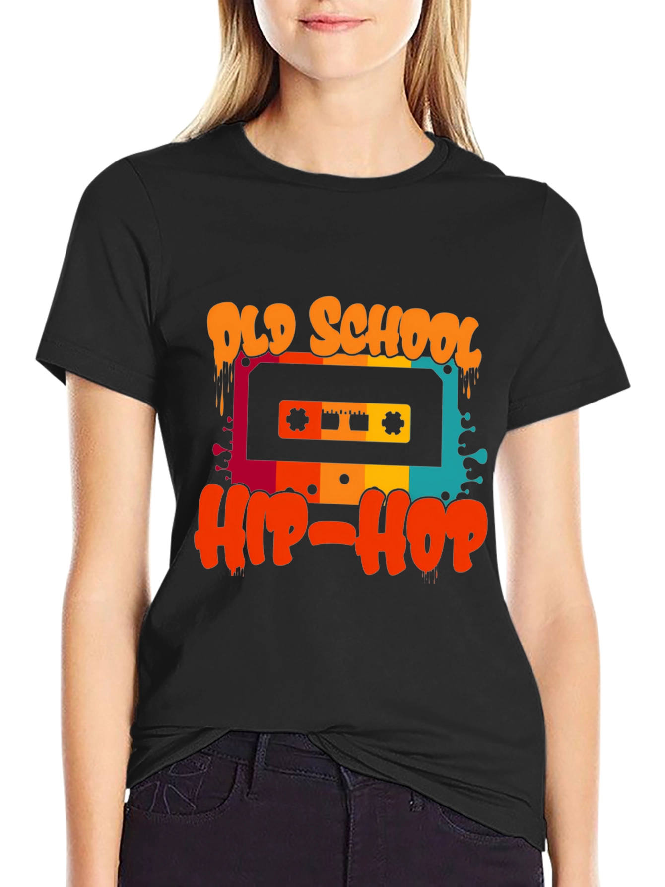 Old School Hip-Hop Cassette Tape T-Shirt