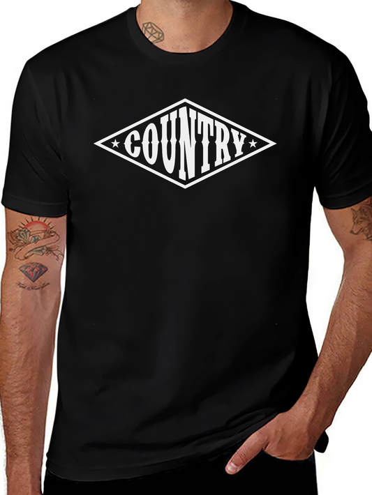 Country Music Graphic Tee - Unisex Black T-Shirt