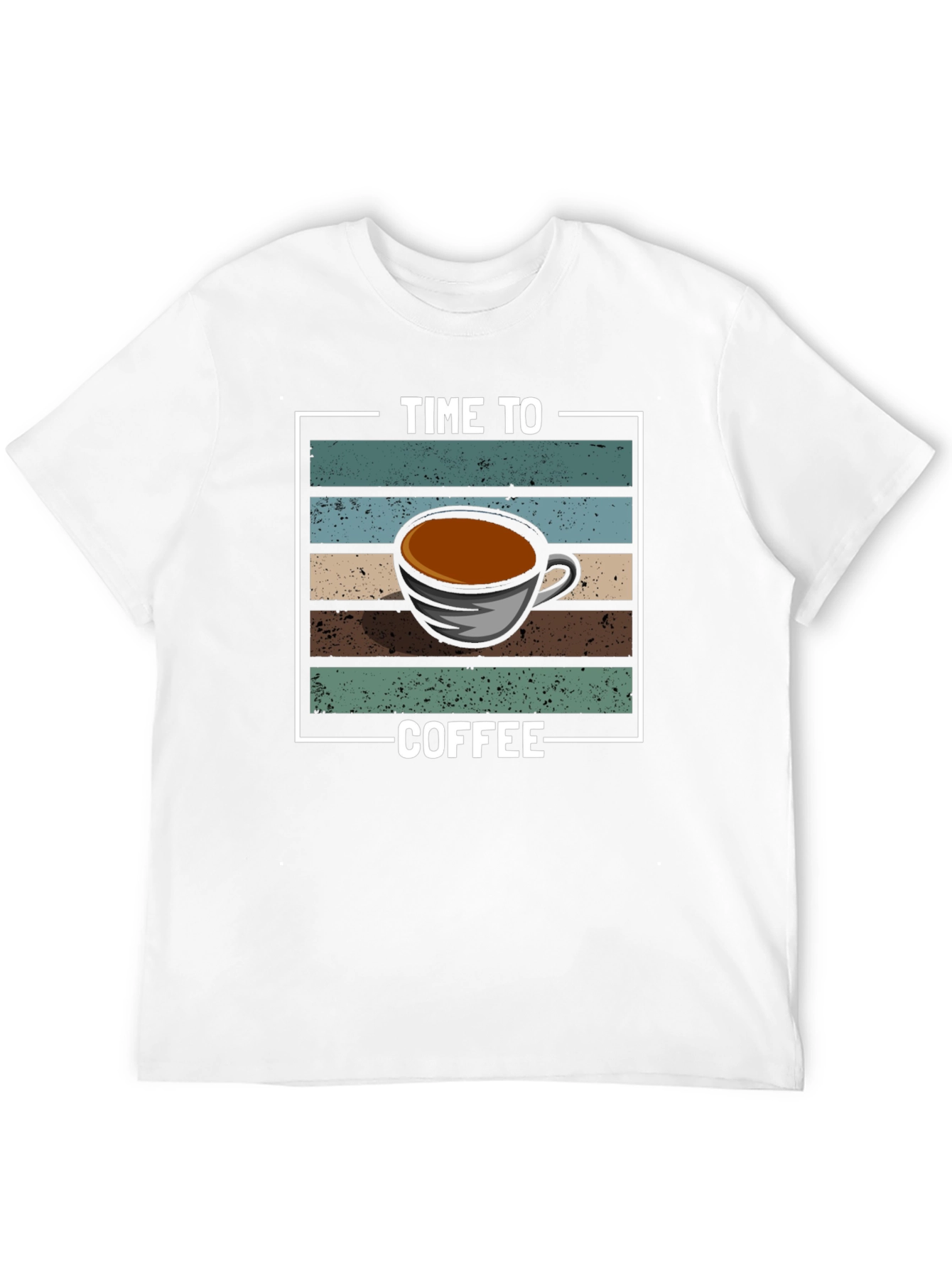 Time To Coffee Graphic T-Shirt