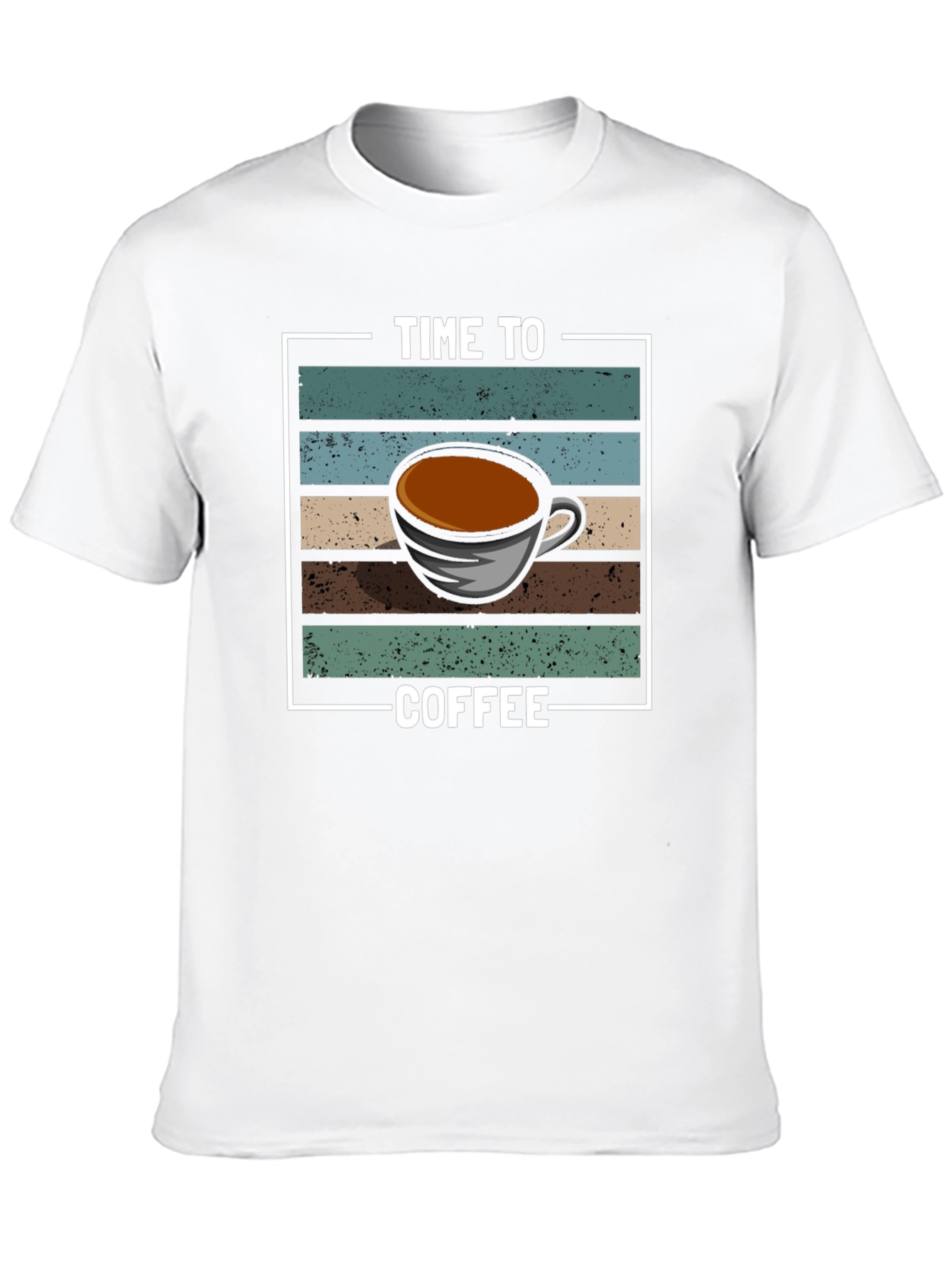 Time To Coffee Graphic T-Shirt