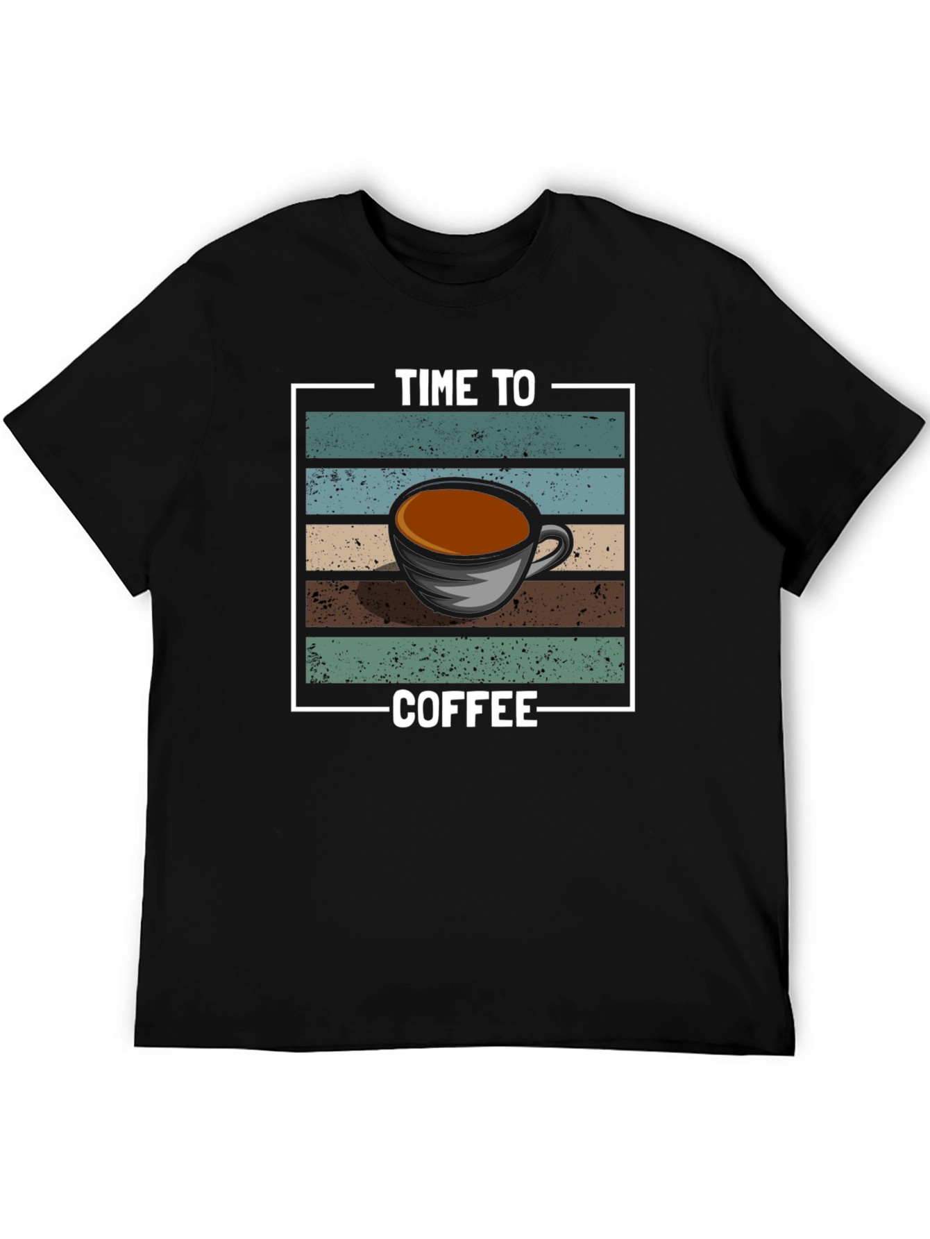 Time To Coffee Graphic T-Shirt