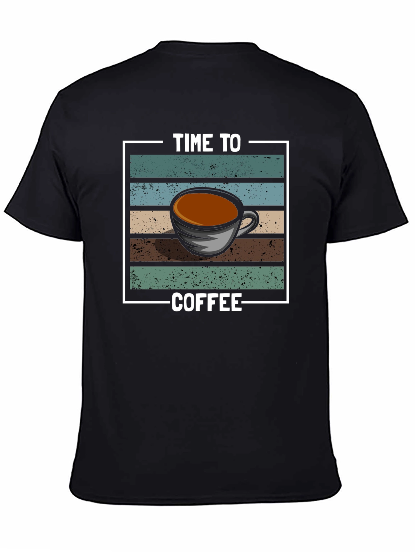 Time To Coffee Graphic T-Shirt