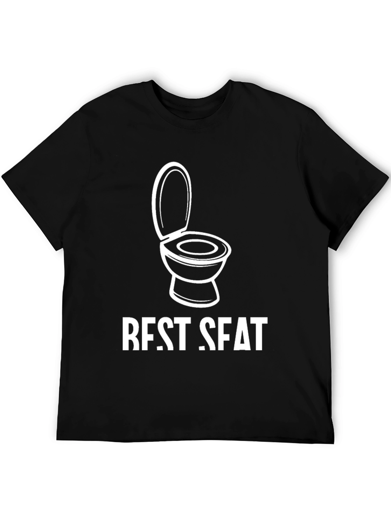 Best Seat Toilet Humor Graphic Tee
