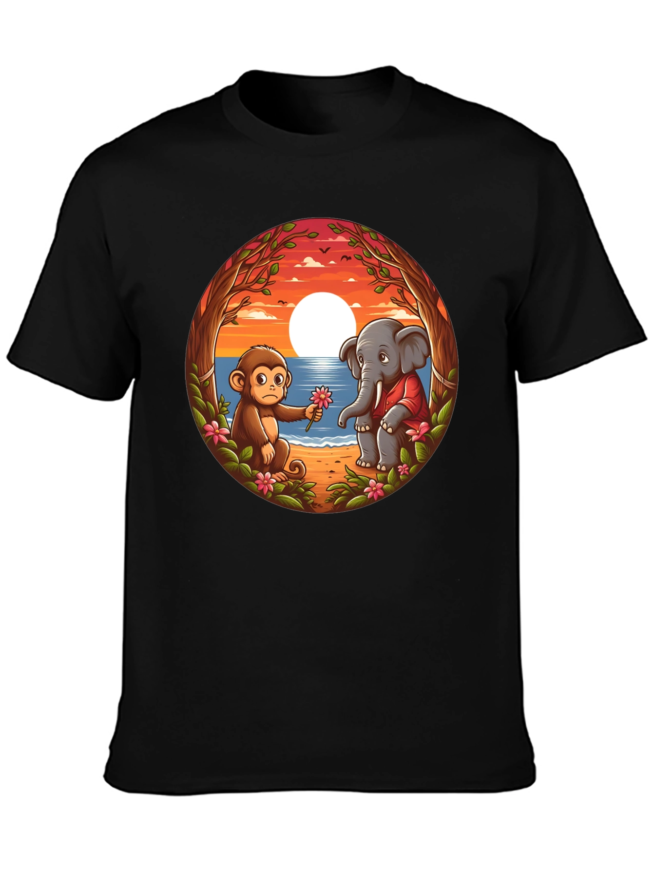 Monkey & Elephant Graphic Tee
