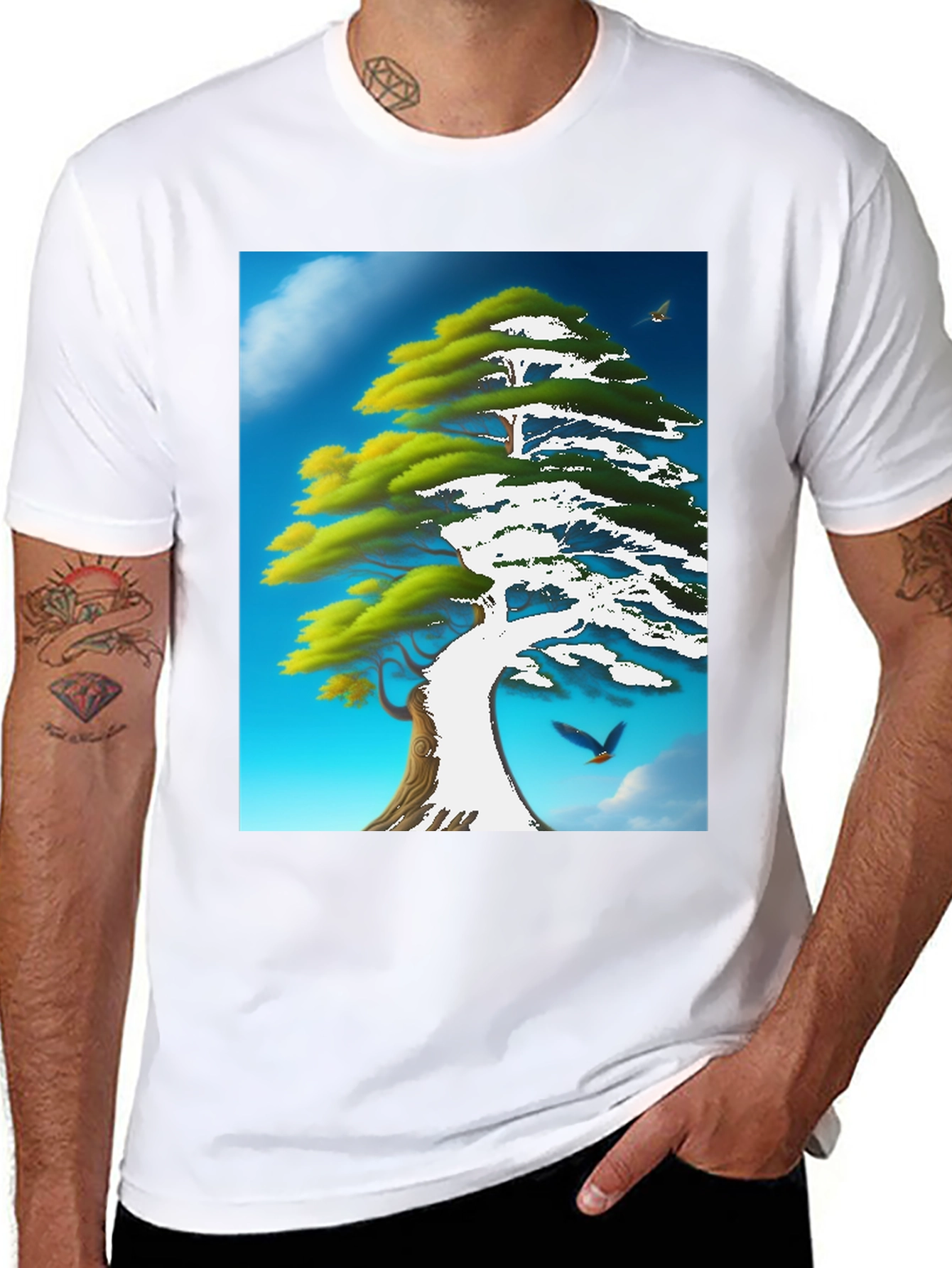 Tree Art Graphic Tee