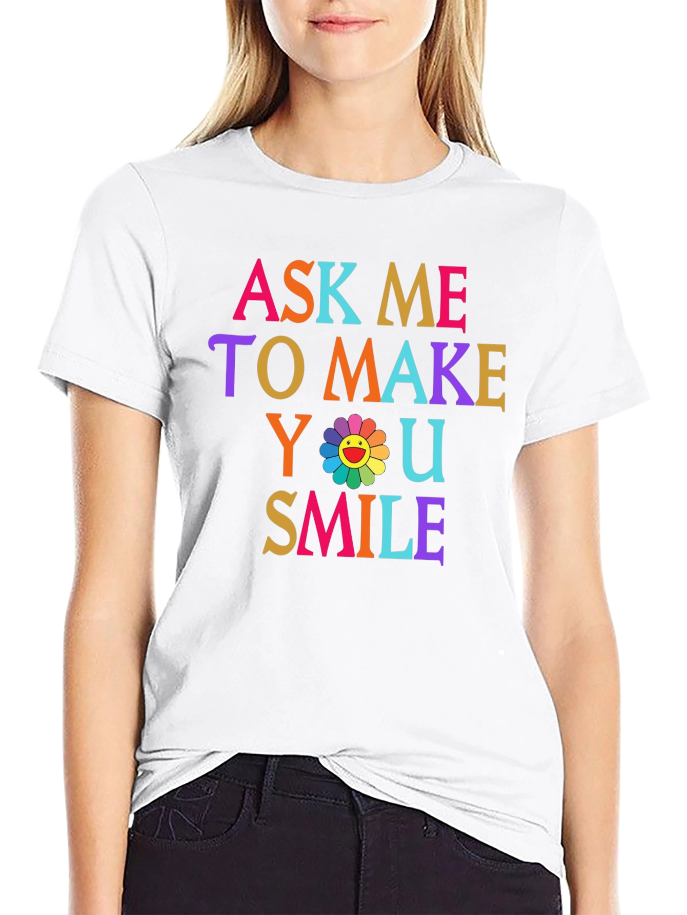 Ask Me to Make You Smile Graphic Tee