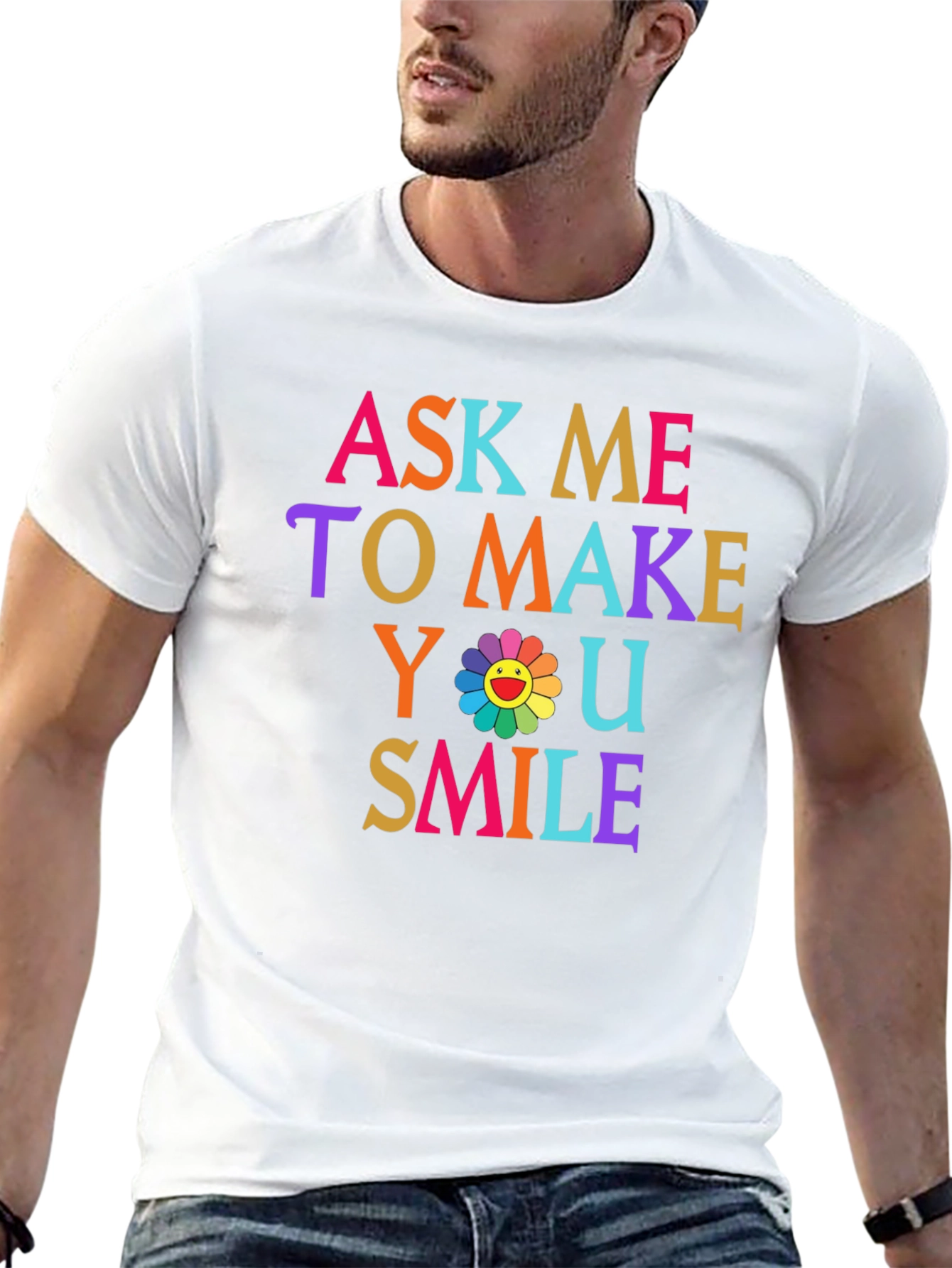 Ask Me to Make You Smile Graphic Tee