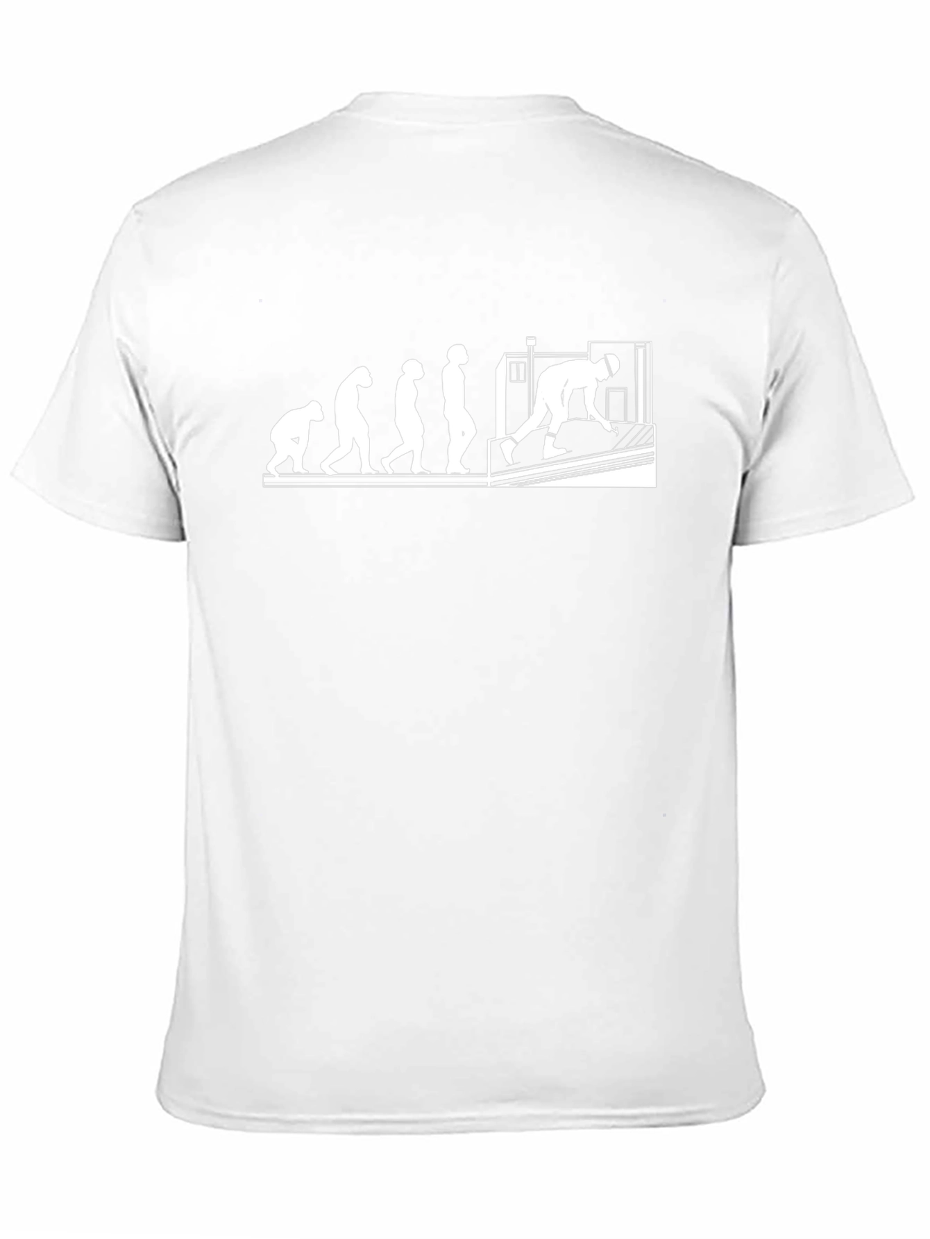 Evolution of Roofer T-Shirt - Black