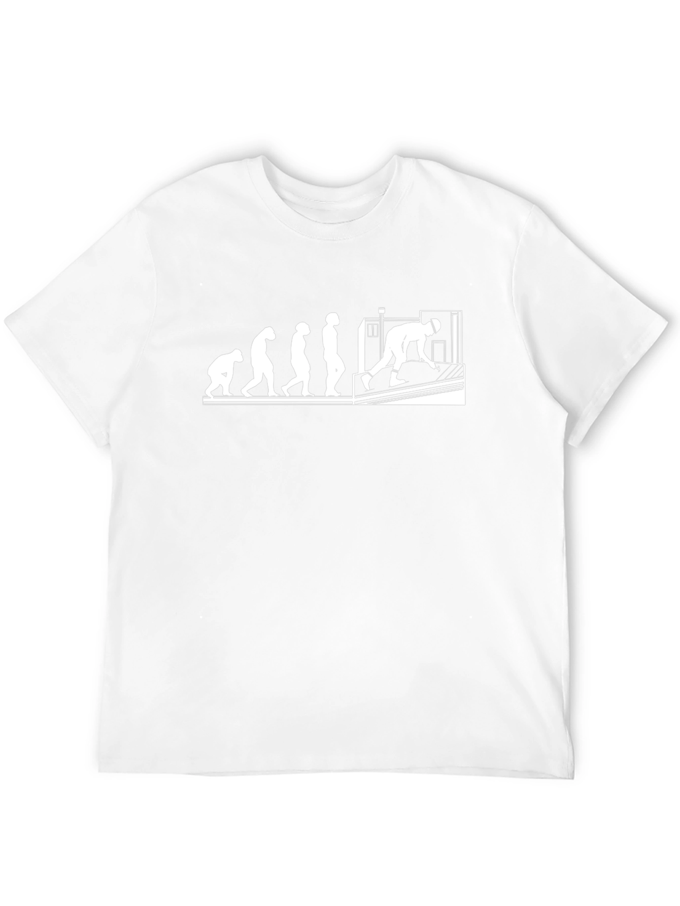 Evolution of Roofer T-Shirt - Black
