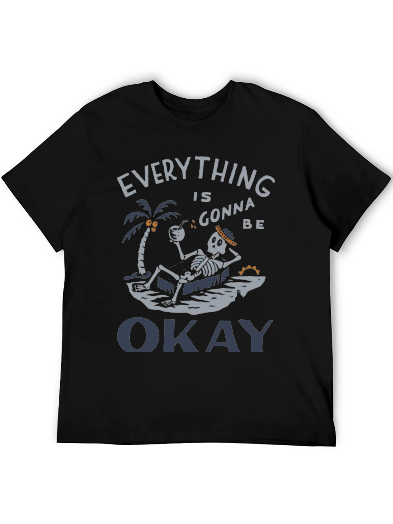 Everythings Okay Skeleton Graphic Tee
