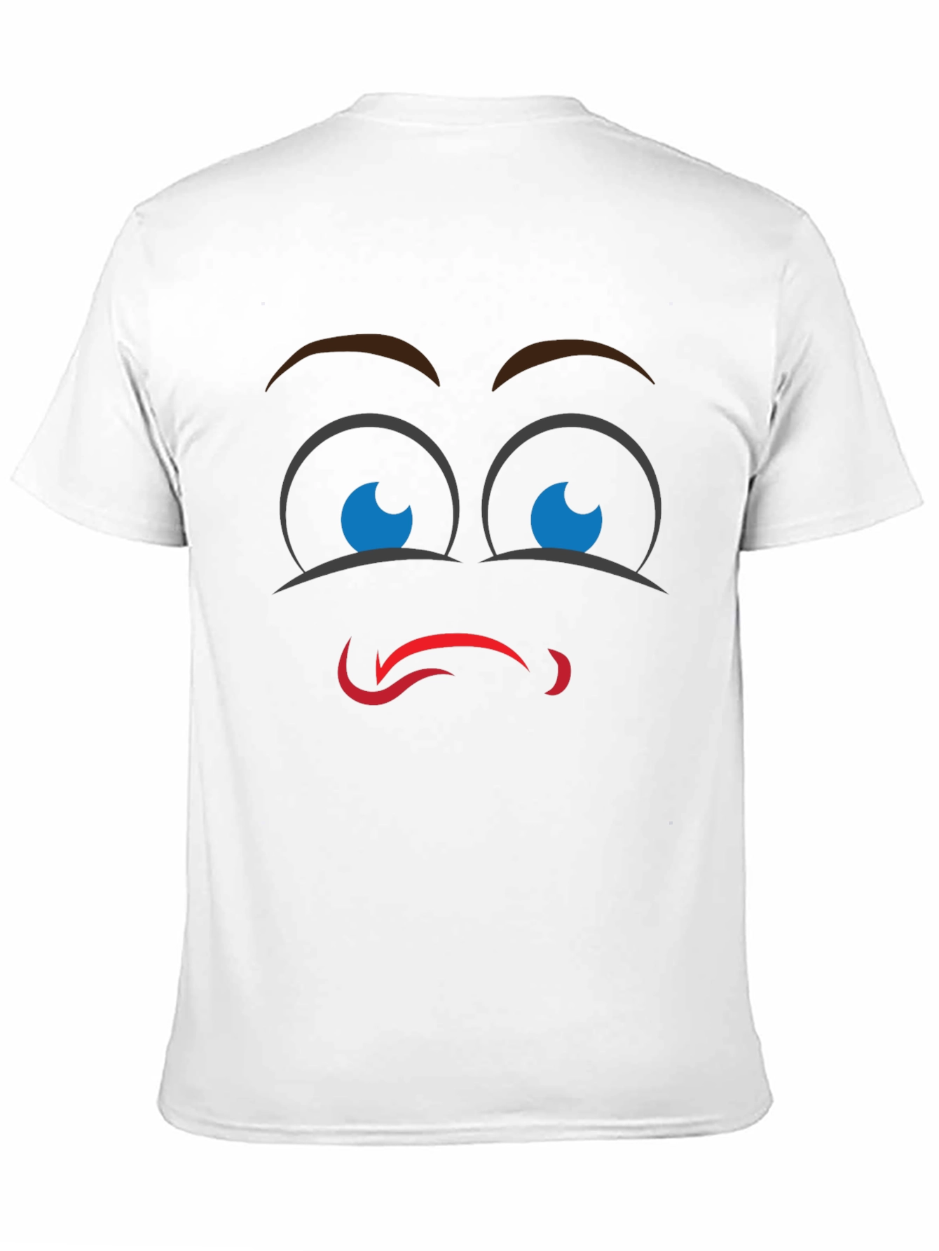 Funny Face Graphic Black T-Shirt