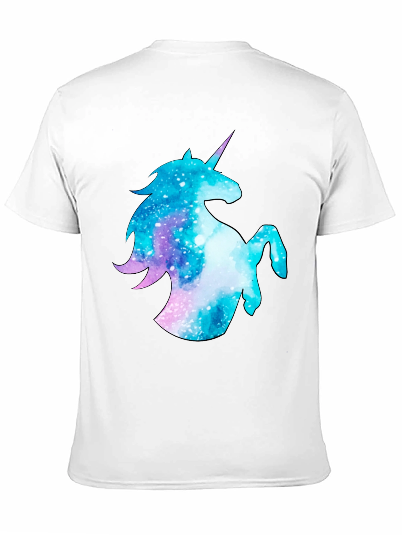 Galaxy Unicorn Black T-Shirt