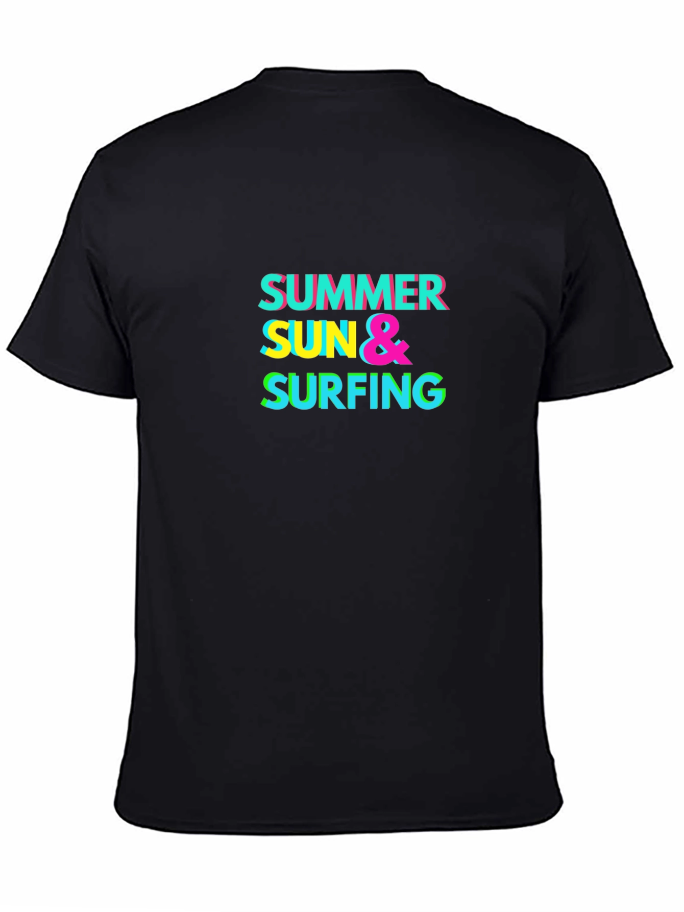 Summer Sun & Surfing Graphic T-Shirt