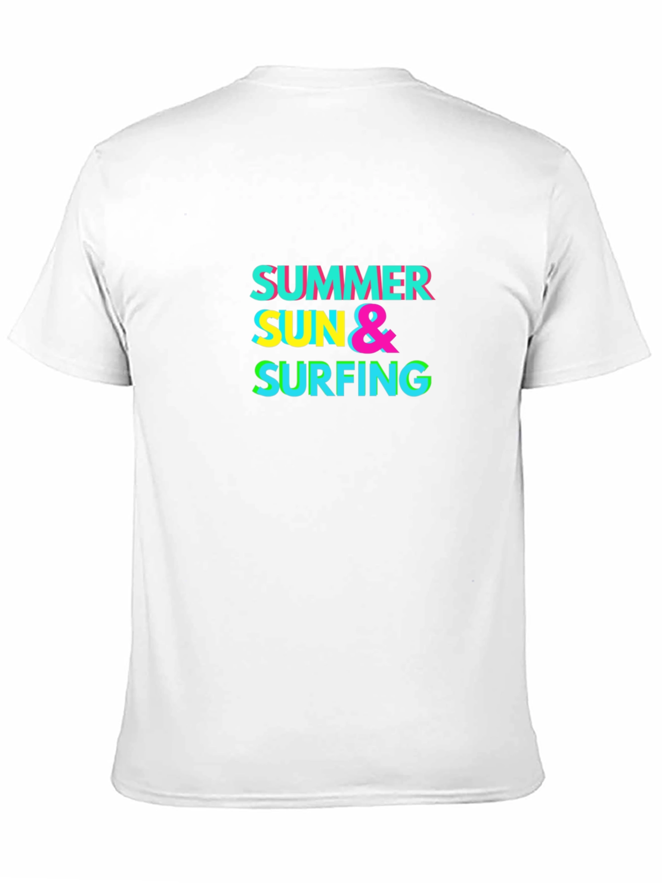 Summer Sun & Surfing Graphic T-Shirt