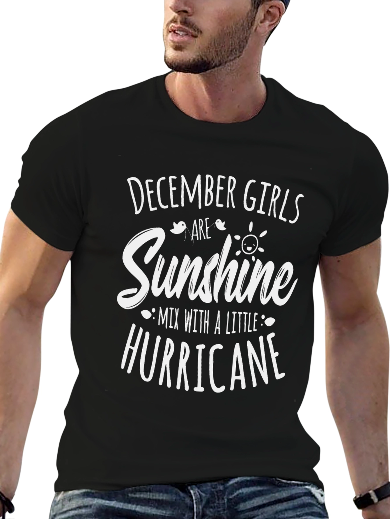 December Girls Sunshine Hurricane Black T-Shirt