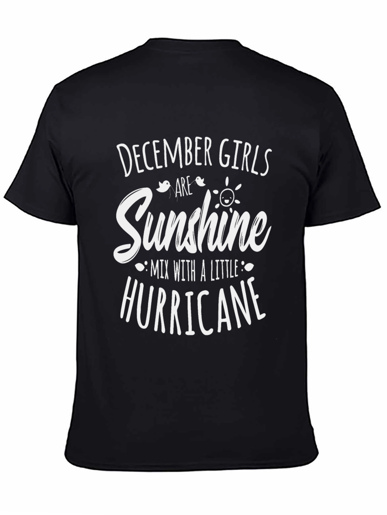 December Girls Sunshine Hurricane Black T-Shirt