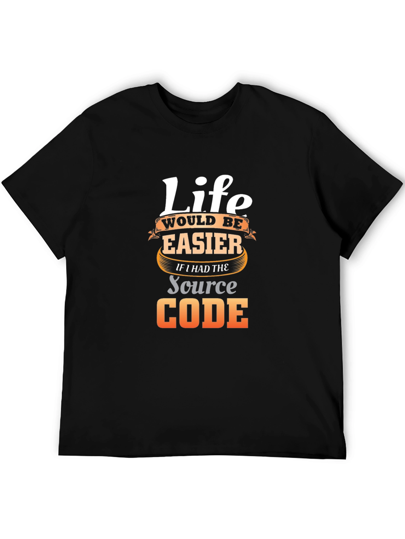 Life Source Code Black T-Shirt