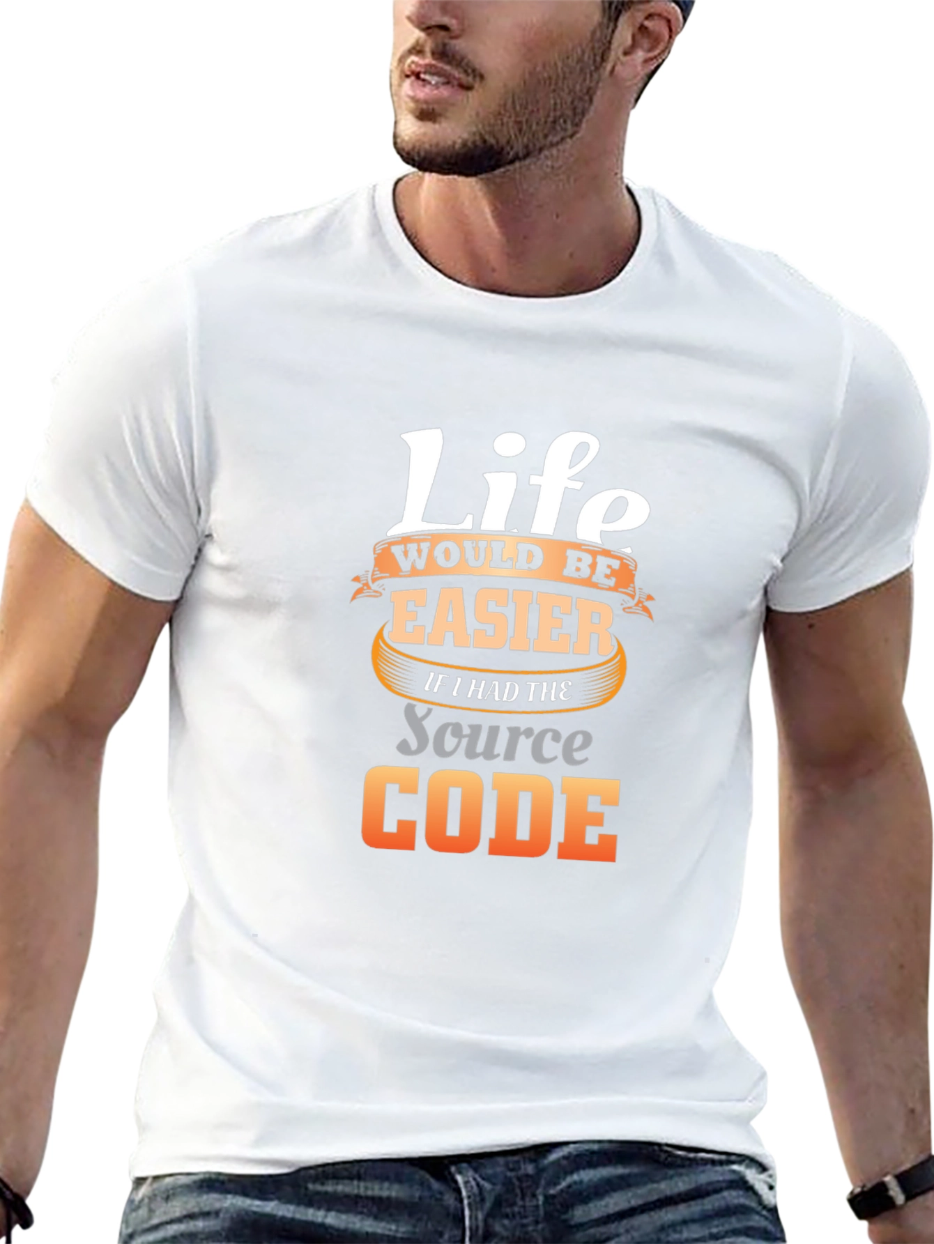Life Source Code Black T-Shirt