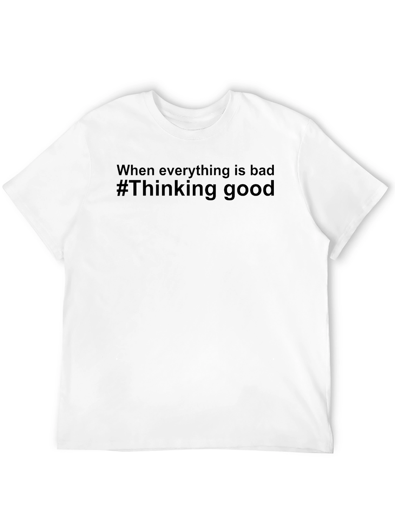 Thinking Good Graphic Tee - Black