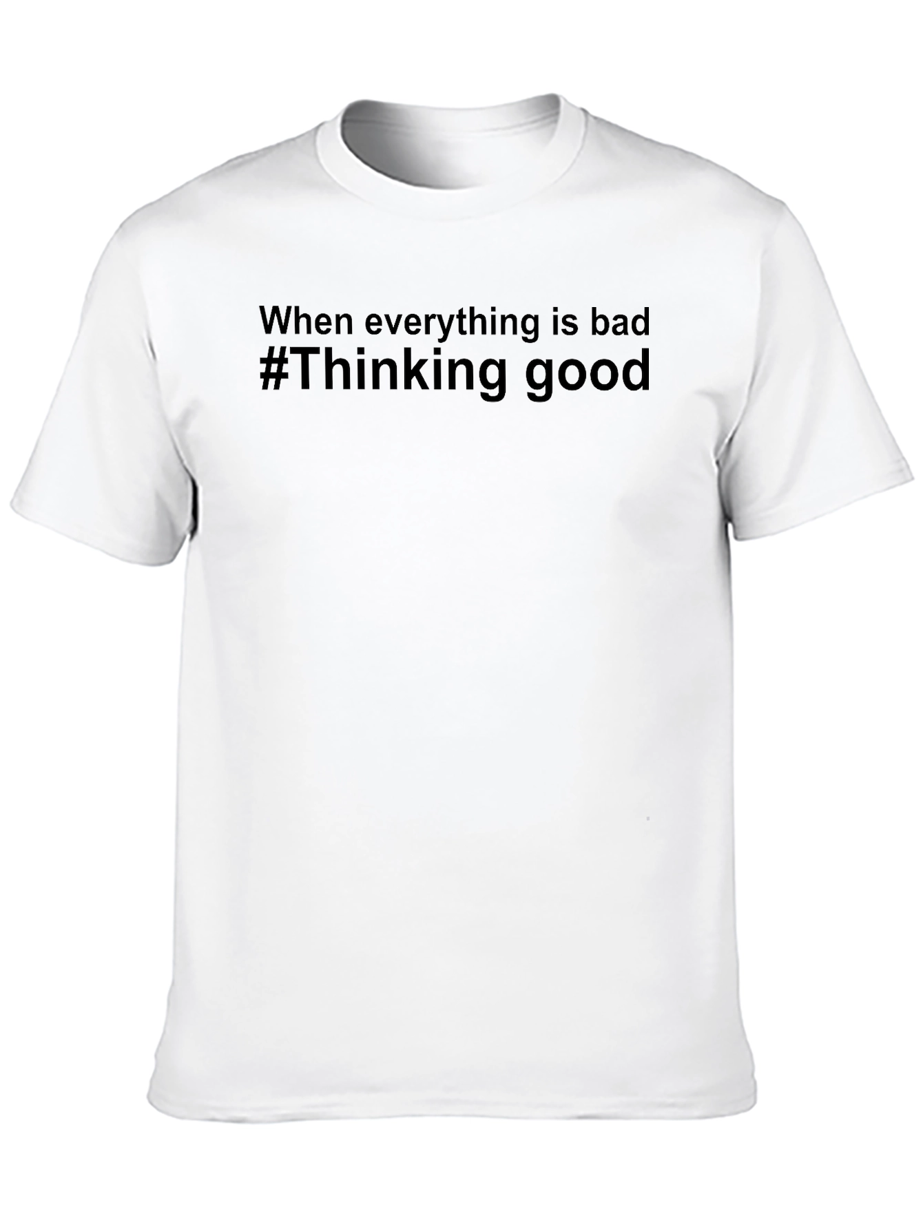 Thinking Good Graphic Tee - Black