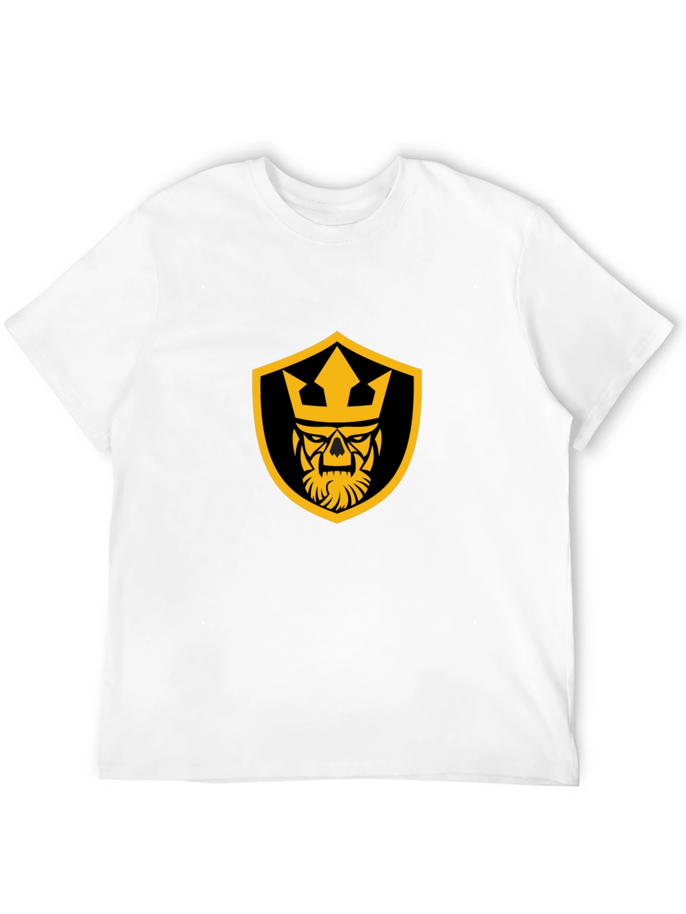Skull King Graphic Tee - Black Cotton T-Shirt