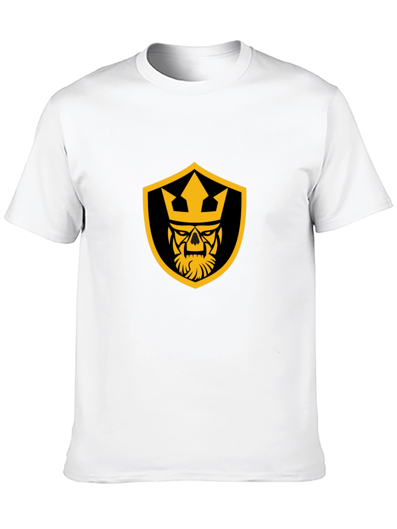 Skull King Graphic Tee - Black Cotton T-Shirt