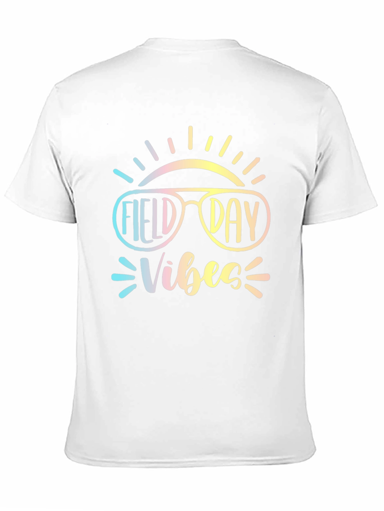 Field Day Vibes Black T-Shirt Fun Design