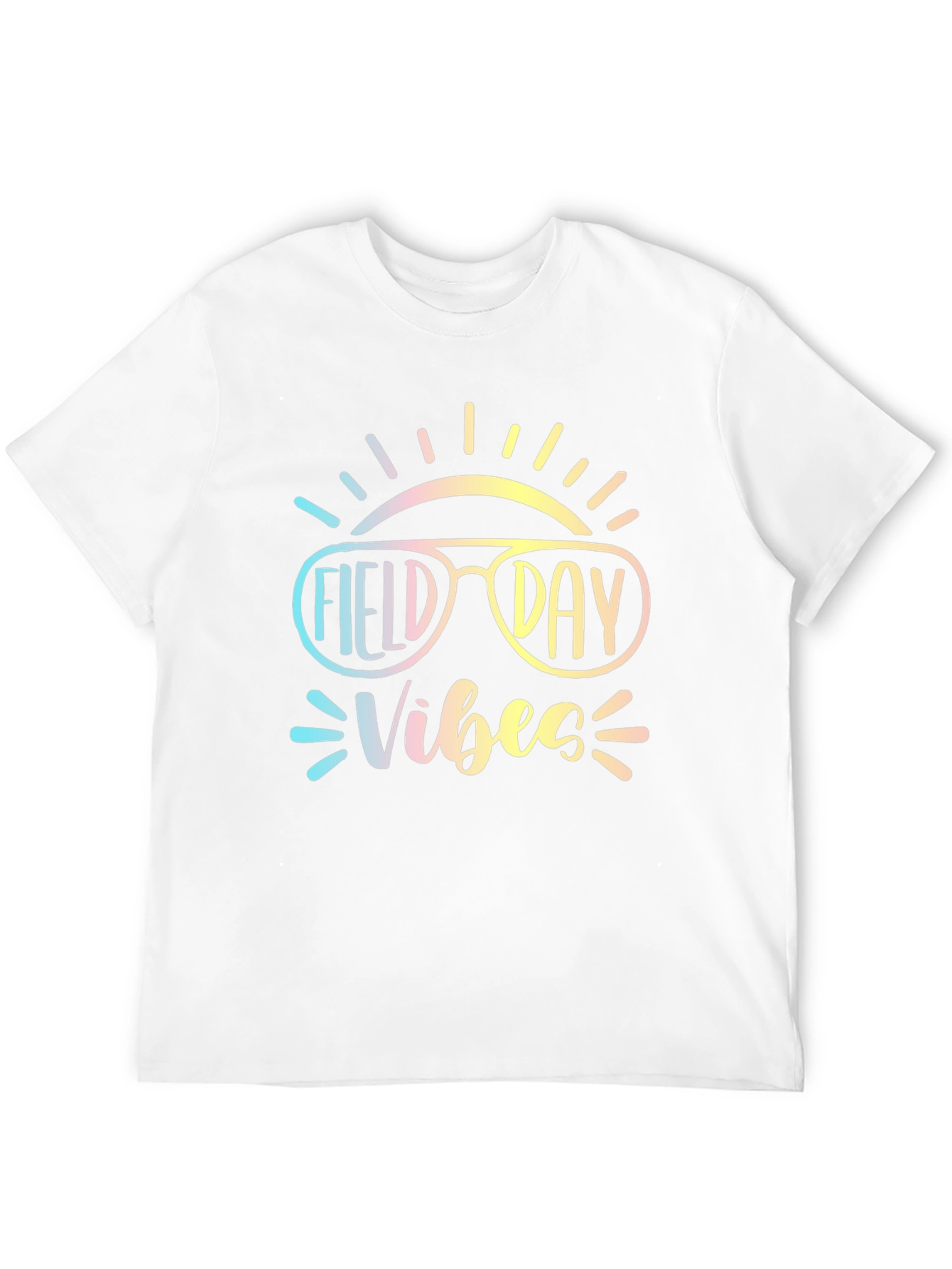 Field Day Vibes Black T-Shirt Fun Design