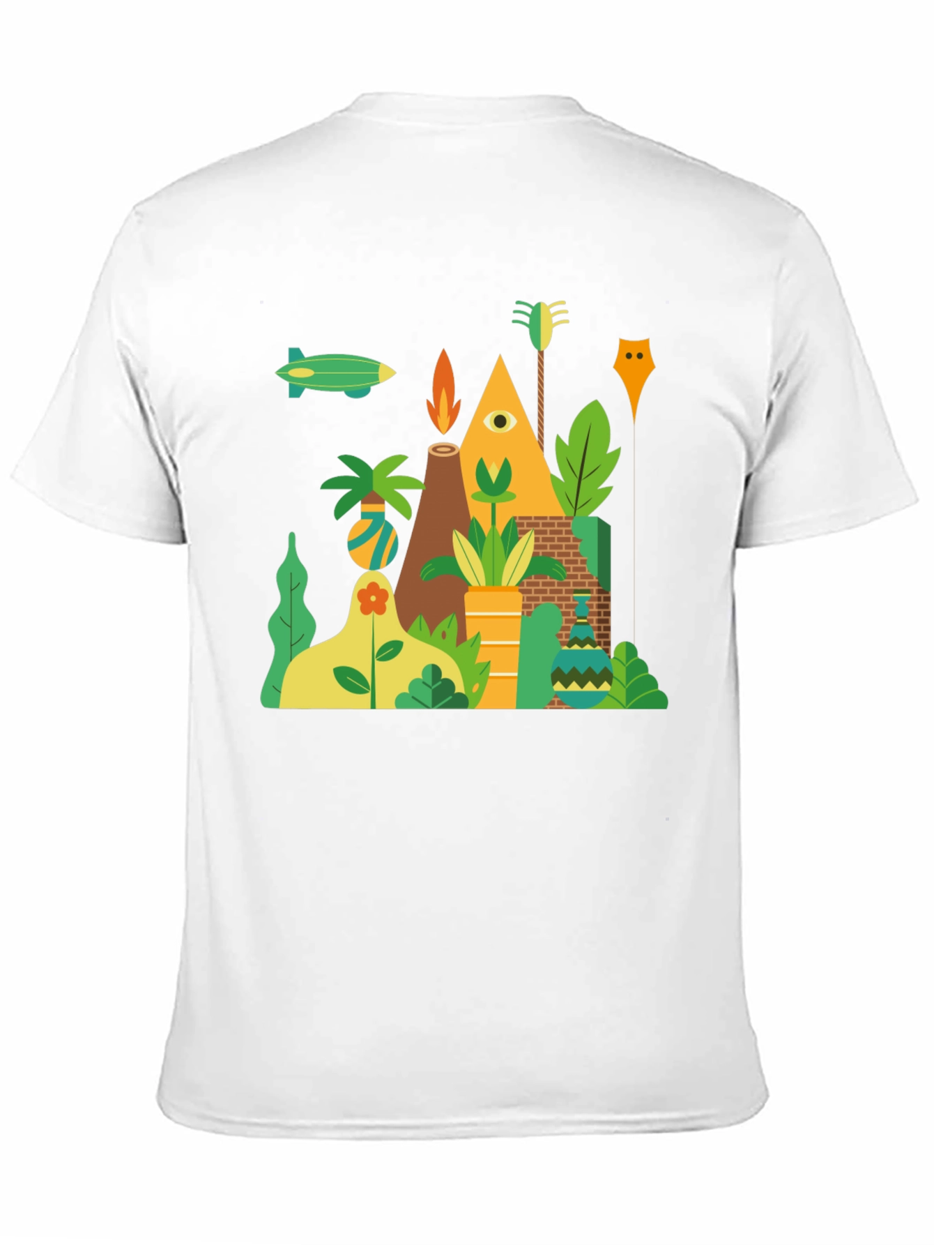 Modern Geometric Graphic T-Shirt