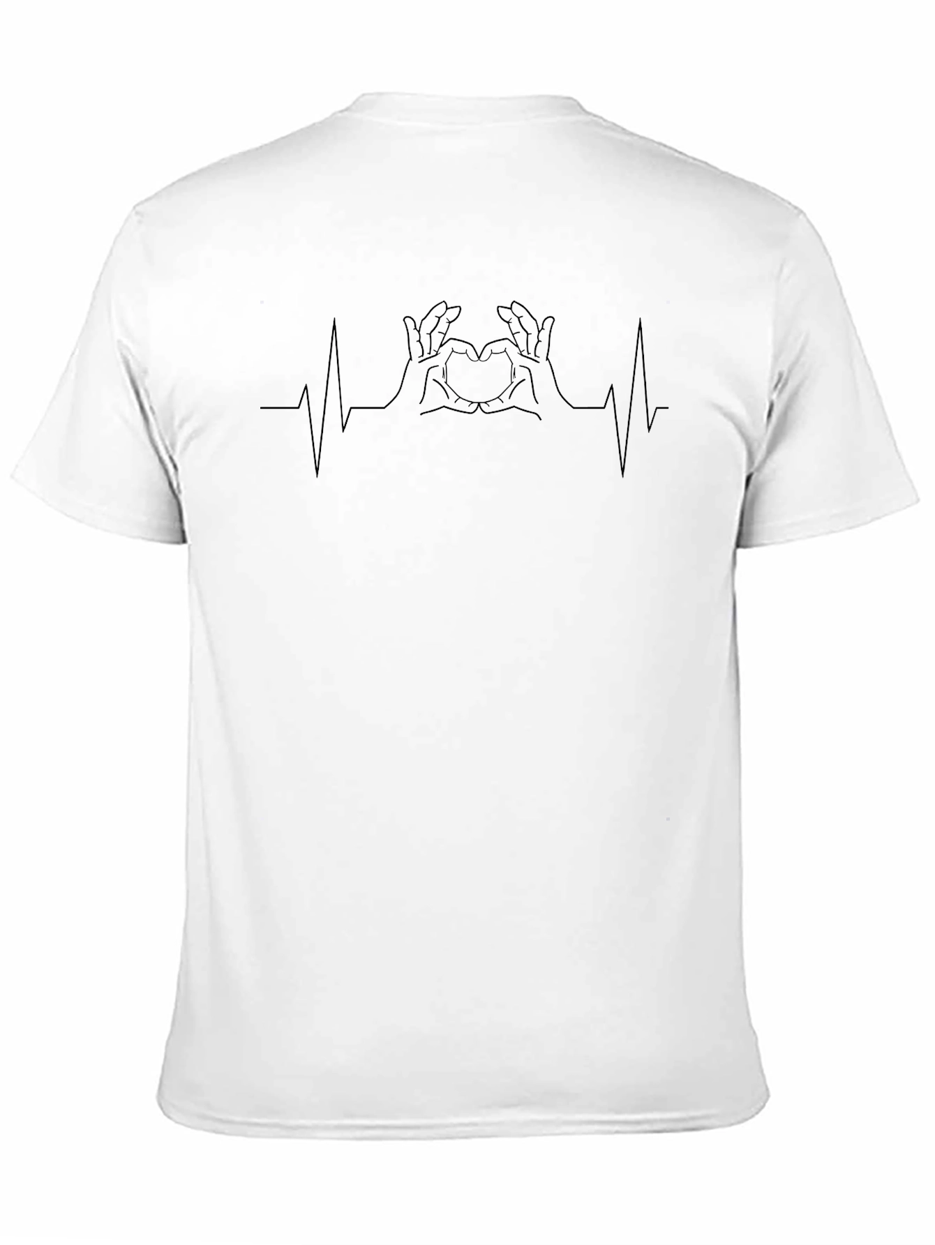 Heartbeat Hands Graphic T-Shirt