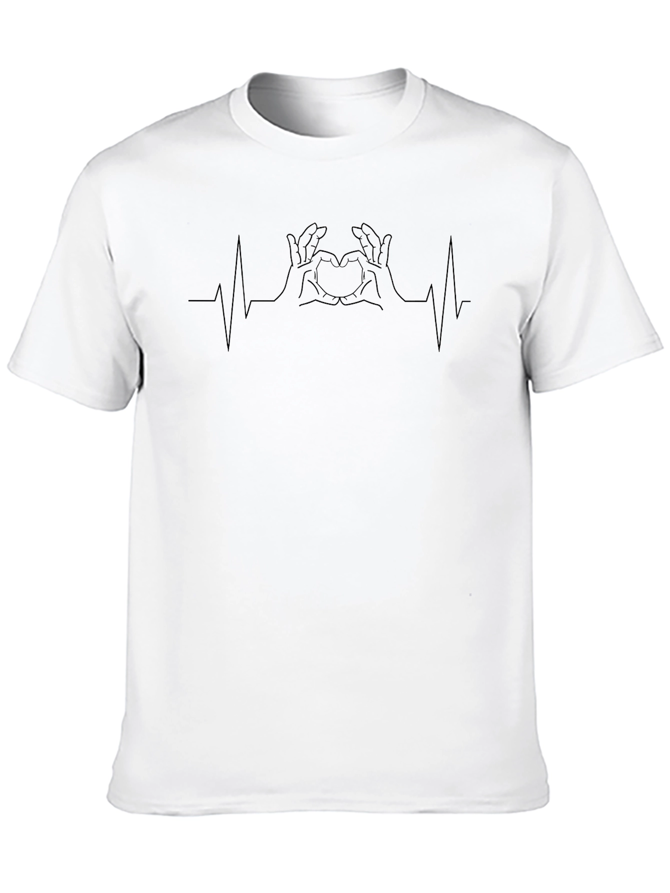 Heartbeat Hands Graphic T-Shirt