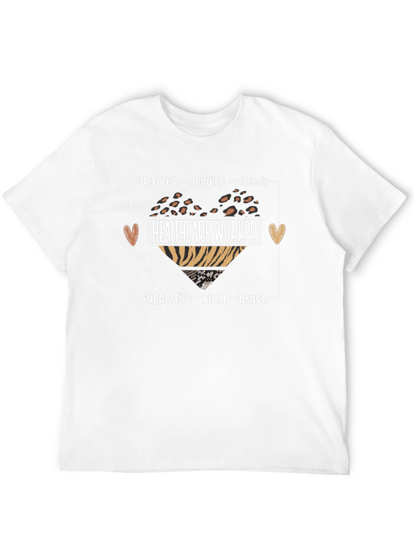 Healthcare Worker Appreciation T-Shirt - Devoted Kind Brave